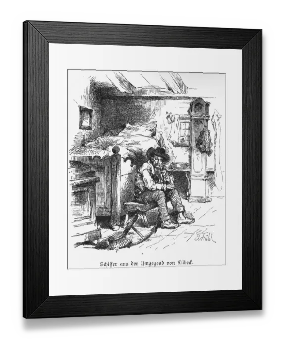 Framed Print : Skipper from Ostholstein, Luebeck