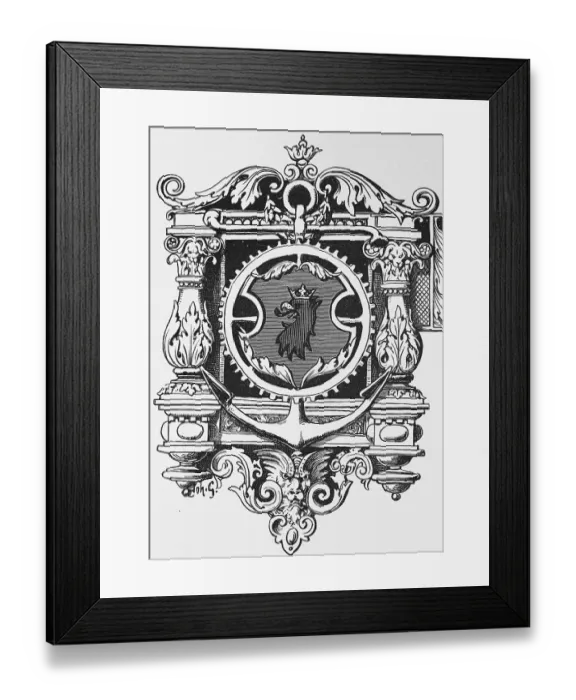 Framed Print : Szczecin, Poland, emblem, symbol Framed Print : Szczecin, Poland, emblem, symbol