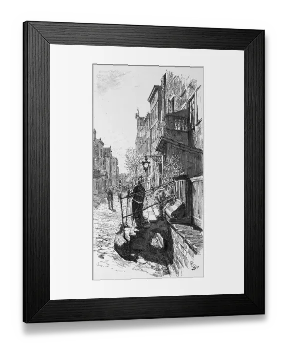 Framed Print : Alley in Elbing or ElblCg, Warmia-Masuria Framed Print : Alley in Elbing or ElblCg, Warmia-Masuria