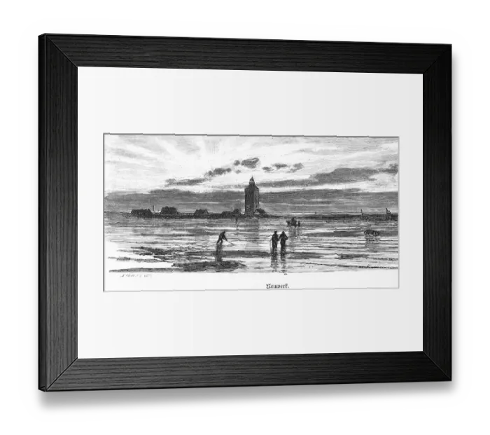 Framed Print : Neuwerk Island with lighthouse Framed Print : Neuwerk Island with lighthouse