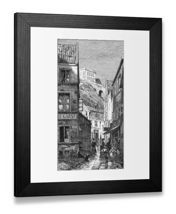 Framed Print : Unterland of the offshore island Helgoland Framed Print : Unterland of the offshore island Helgoland