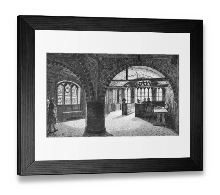 Framed Print : Ratslaube in Lueneburg, Lower Saxony Framed Print : Ratslaube in Lueneburg, Lower Saxony