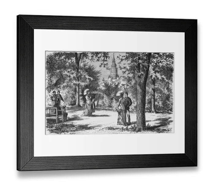 Framed Print : Greifswald ramparts, Baltic Sea Framed Print : Greifswald ramparts, Baltic Sea
