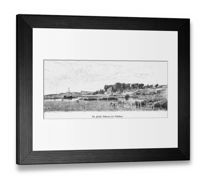 Framed Print : Fresh Spit near Krynica Morska or Kahlberg