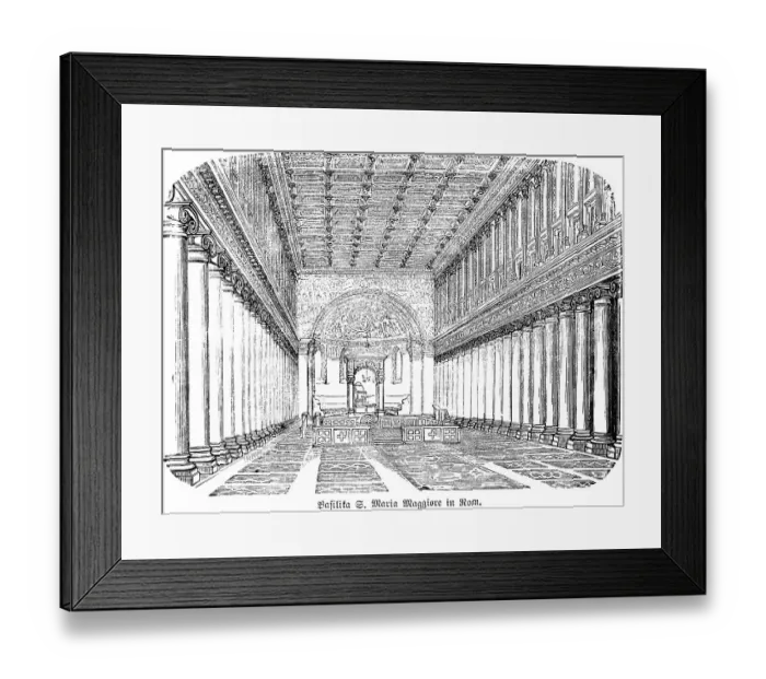 Framed Print : Basilica of Santa Maria Maggiore in Rome