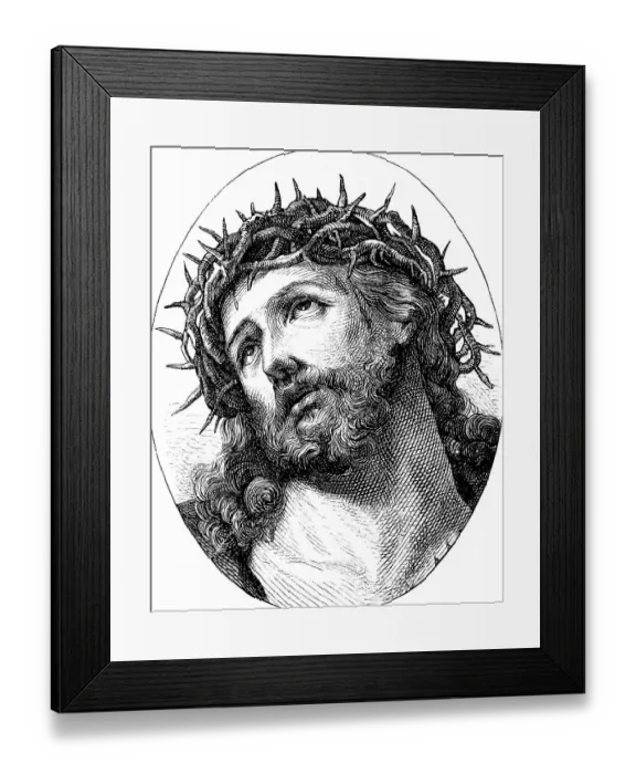 Framed Print : Ecce homo, artist Guido Reni, Bible Framed Print : Ecce homo, artist Guido Reni, Bible