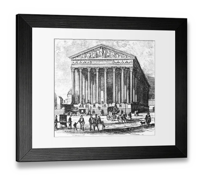 Framed Print : Eglise de la Madeleine, Magdalene church in Paris
