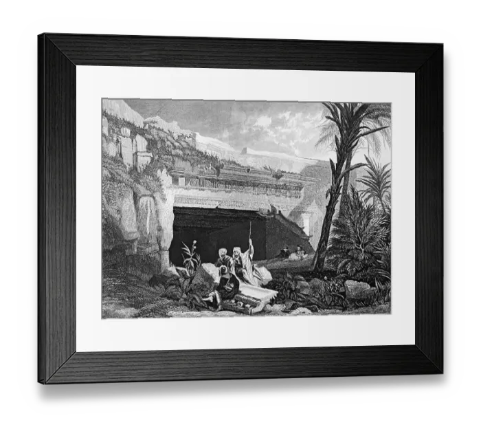 Framed Print : Royal tombs at Golgotha Rock, Jeruslaem Framed Print : Royal tombs at Golgotha Rock, Jeruslaem