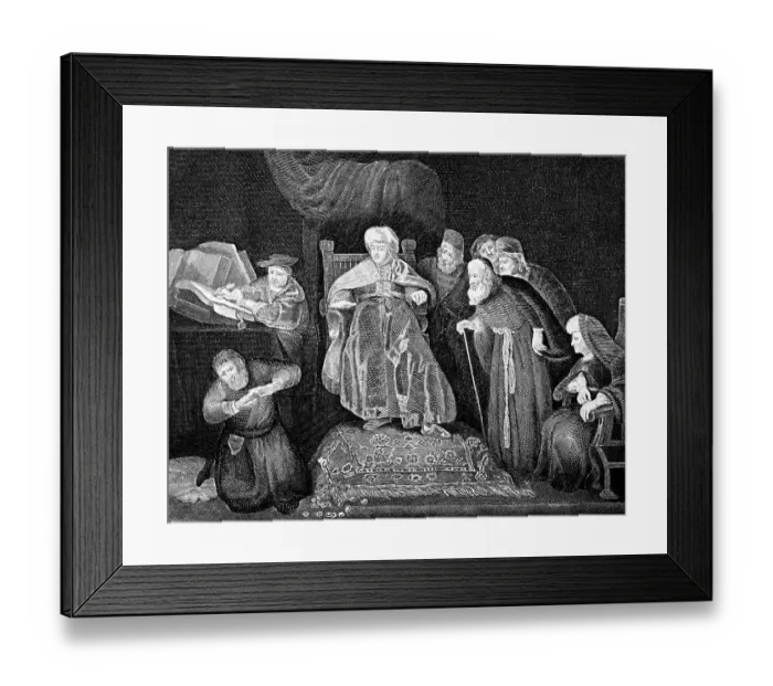 Framed Print : The Repentance of Judah, high priest Framed Print : The Repentance of Judah, high priest