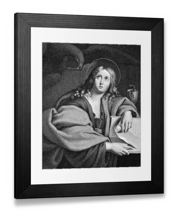 Framed Print : Portrait of St John the Evangelist