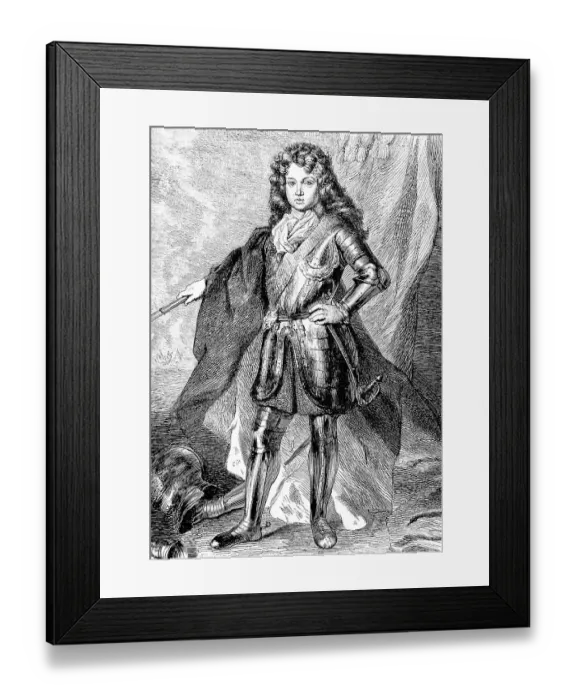Framed Print : Portrait of Frederick William as Crown Prince at the age of twelve Framed Print : Portrait of Frederick William as Crown Prince at the age of twelve