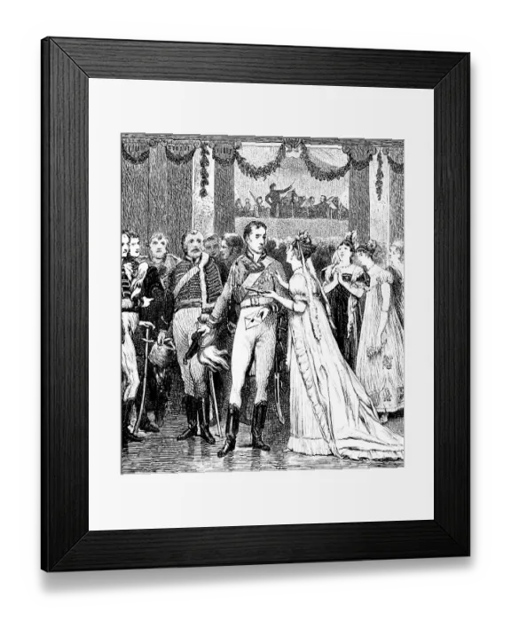 Framed Print : The Congress of Vienna 1814, political reorganisation of Europe