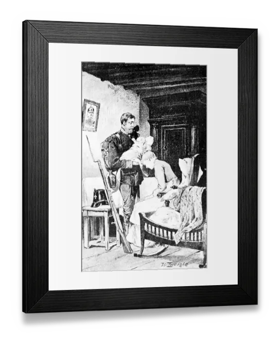 Framed Print : Pictures from the life of a soldier