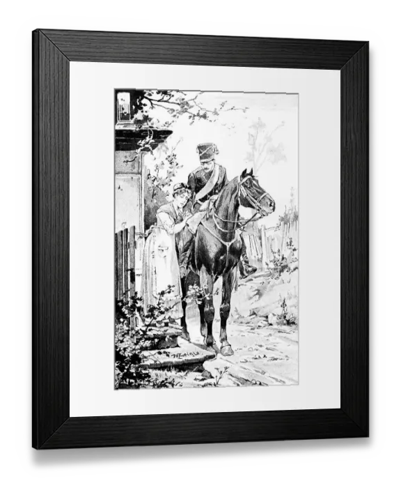 Framed Print : Pictures from the life of a soldier