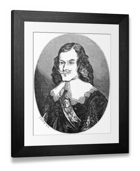 Framed Print : Andreas Hammerschmidt 1611-1675)