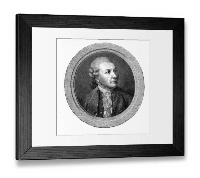 Framed Print : Friedrich Gottlieb Klopstock (1724-1803), poet Framed Print : Friedrich Gottlieb Klopstock (1724-1803), poet