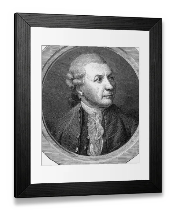Framed Print : Friedrich Gottlieb Klopstock (1724-1803), poet