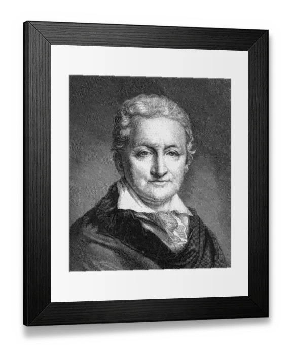Framed Print : Graf Christian zu Stolberg-Stolberg (1748-1821)