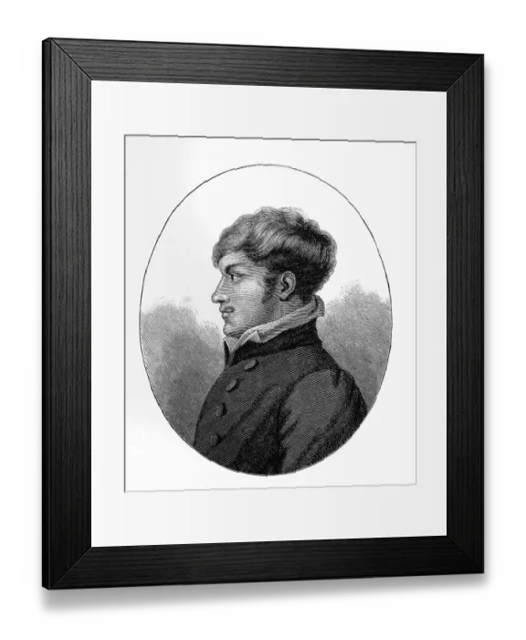 Framed Print : Ernst Conrad Friedrich Schulze (1789-1817)