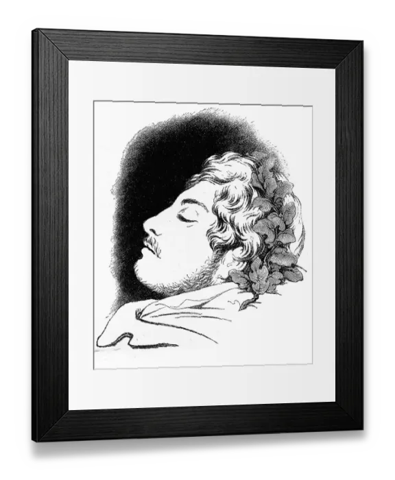 Framed Print : Carl Theodor Koerner (1791 - 1813 ) Framed Print : Carl Theodor Koerner (1791 - 1813 )