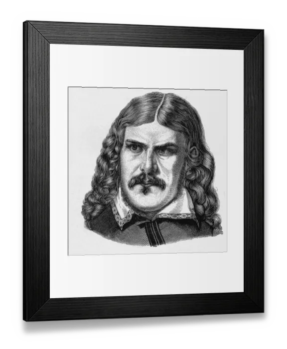 Framed Print : Friedrich Rueckert (1788 -1866) Framed Print : Friedrich Rueckert (1788 -1866)
