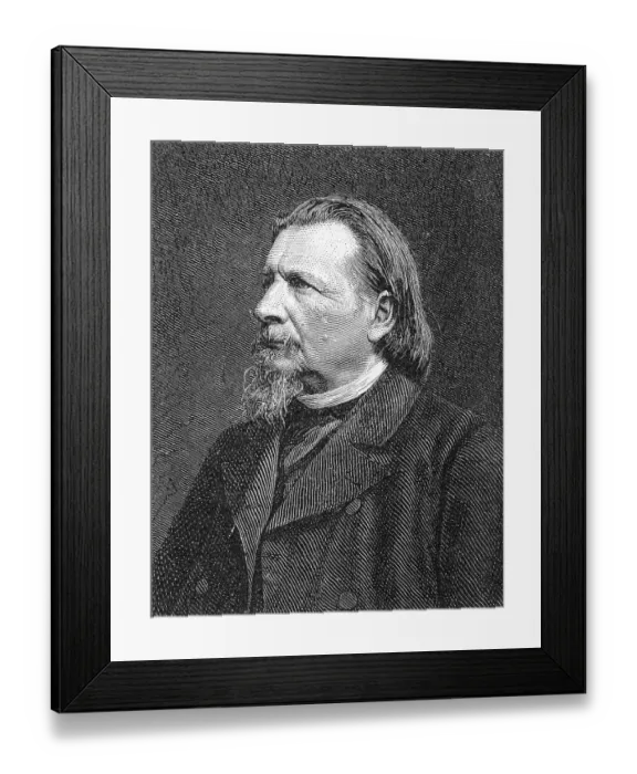 Framed Print : Karl Ferdinand Gutzkow (1811 - 1878) Framed Print : Karl Ferdinand Gutzkow (1811 - 1878)