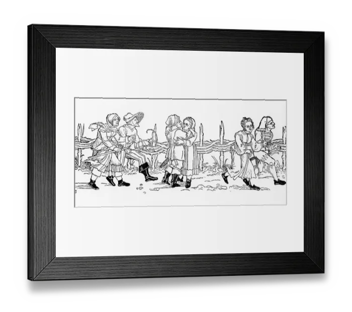 Framed Print : Church anniversary or parish fair in Moegeldorf
