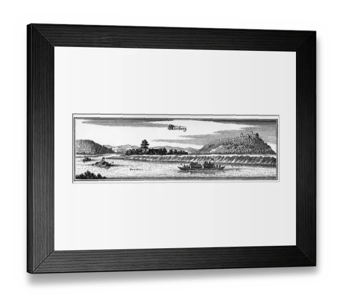 Framed Print : Natternberg, Deggendorf on the Danube river Framed Print : Natternberg, Deggendorf on the Danube river