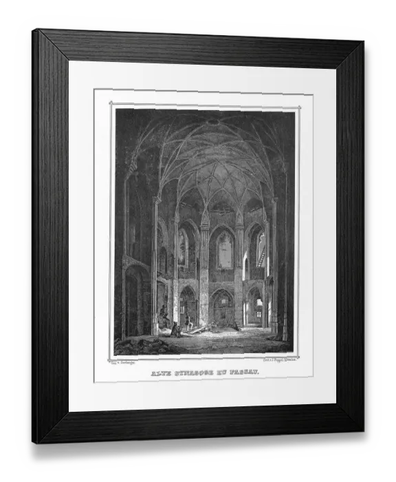 Framed Print : Old synagogue, Passau, Wuerzburg