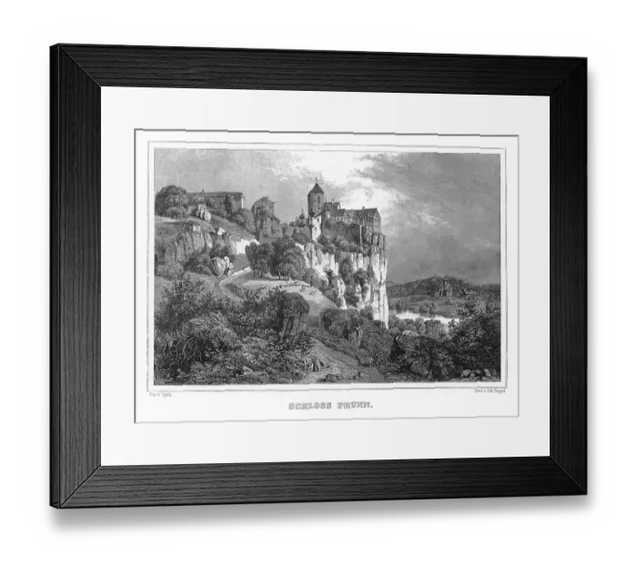 Framed Print : Castle Prunn in the Altmuehltal