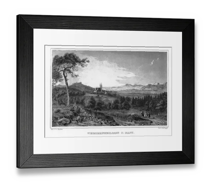 Framed Print : Basilica Vierzehnheiligen, Bad Staffelstein