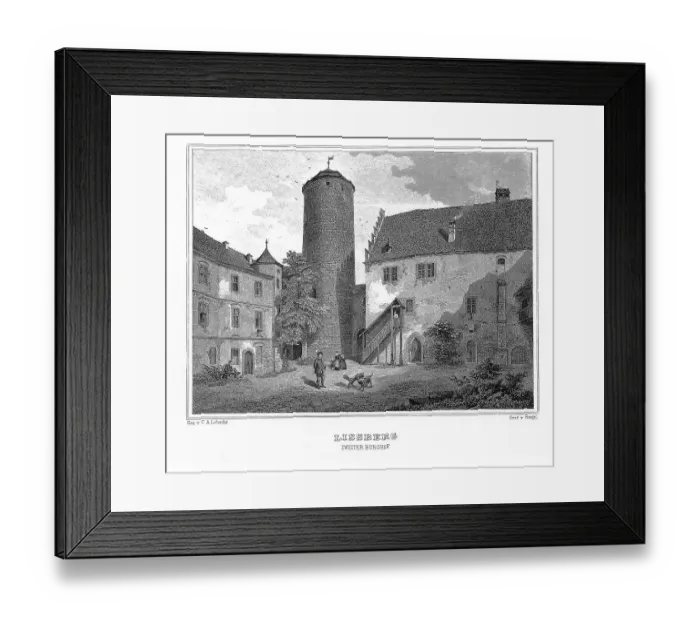 Framed Print : Lissberg, Steigerwald, Upper Franconia