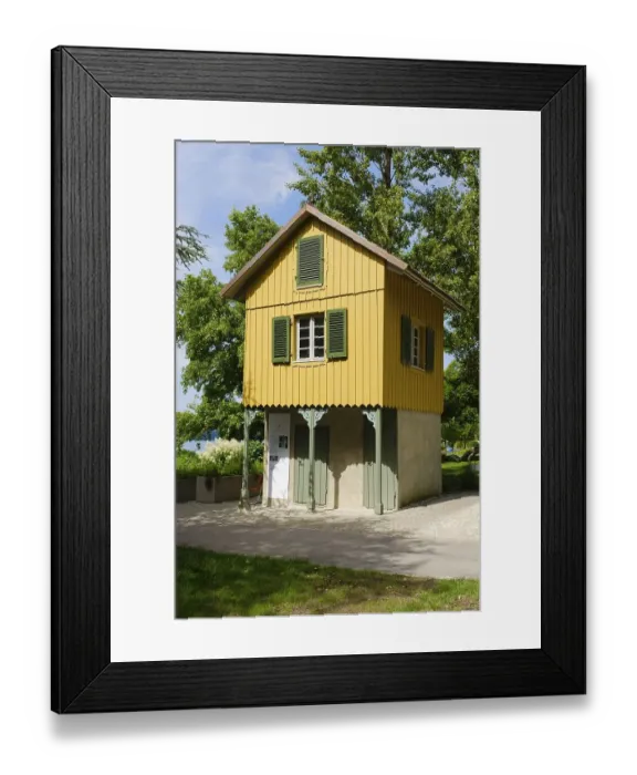 Framed Print : The Garden House in the Spa Park