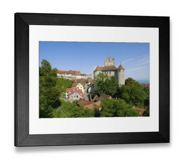 Framed Print : Meersburg Castle in the Upper Town