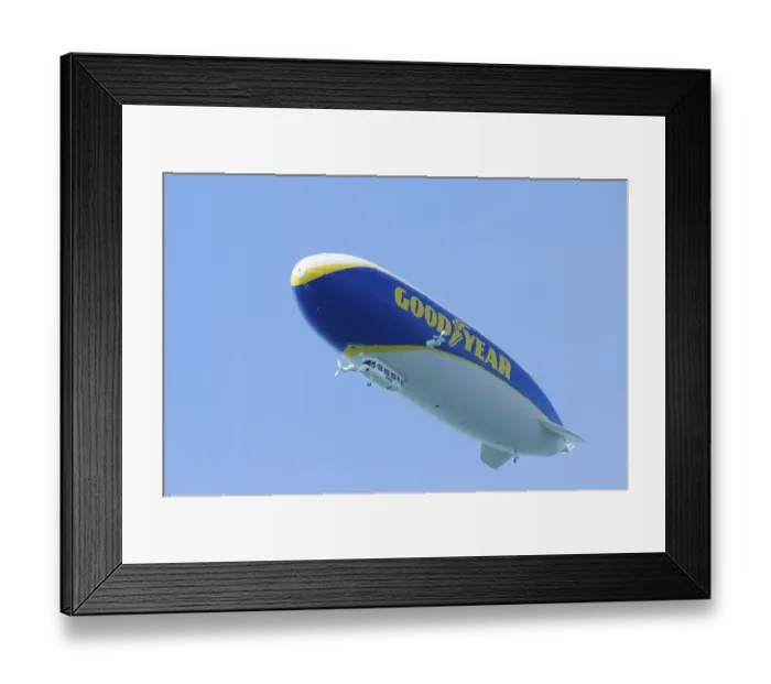 Framed Print : Zeppelin in the sky, Friedrichshafen