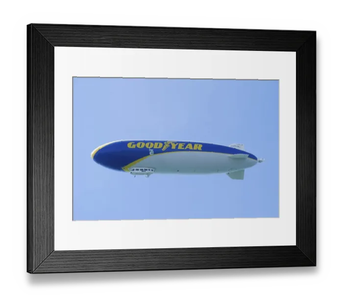 Framed Print : Zeppelin in the sky, Friedrichshafen