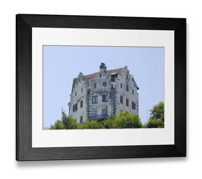 Framed Print : Salenburg Castle, Mannenbach, Salenburg