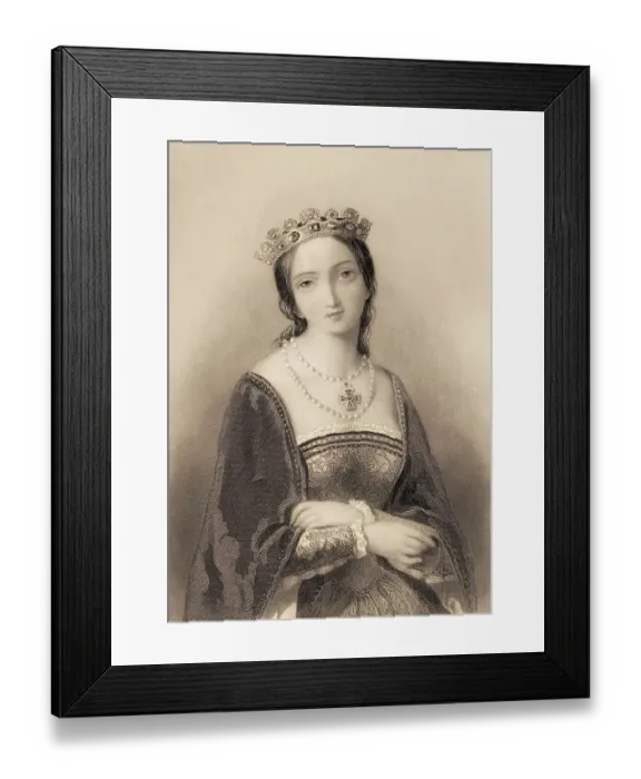 Framed Print : Mary I, also known as Mary Tudor or Bloody Mary