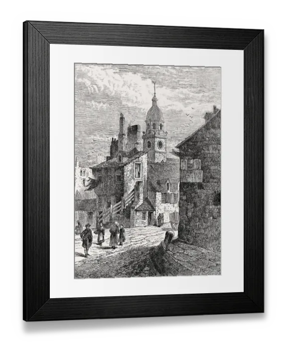 Framed Print : Blackfriars or Cowgate Port, demolished in 1715 Framed Print : Blackfriars or Cowgate Port, demolished in 1715