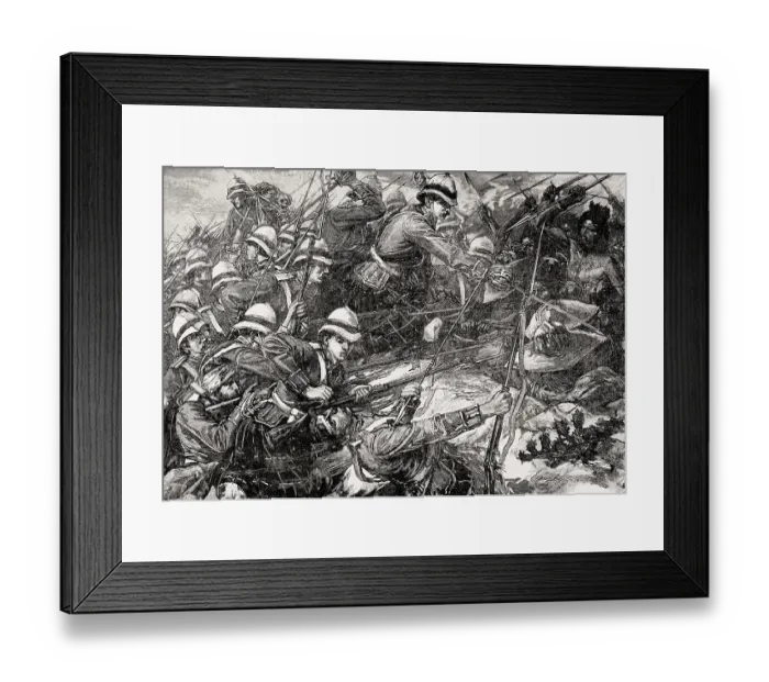 Framed Print : The Battle of Tamai or Tamanieh Framed Print : The Battle of Tamai or Tamanieh