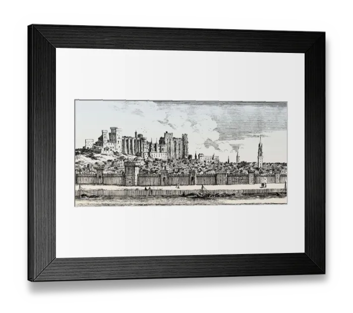 Framed Print : The Palais des Papes, Papal palace Framed Print : The Palais des Papes, Papal palace