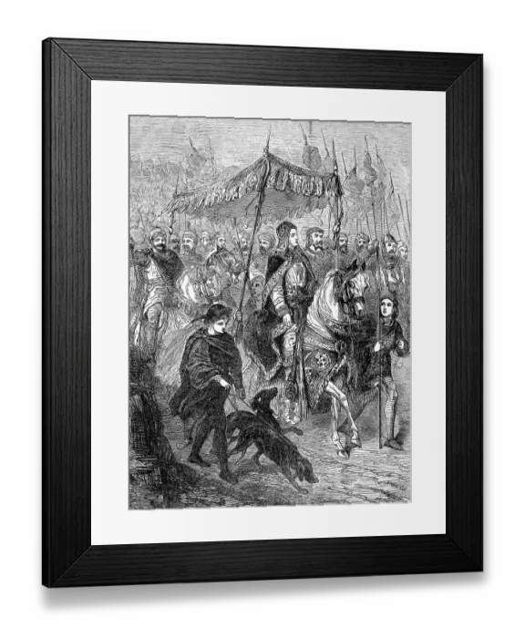 Framed Print : Religious ceremony of the Church of England