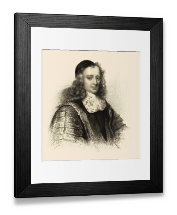 Framed Print : Francis North, 1. Baron Guilford