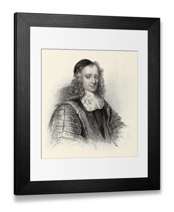 Framed Print : Francis North, 1. Baron Guilford