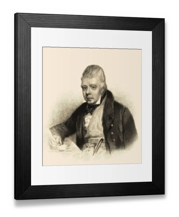 Framed Print : Sir Walter Scott, 1. Baronet, 1771-1832 Framed Print : Sir Walter Scott, 1. Baronet, 1771-1832
