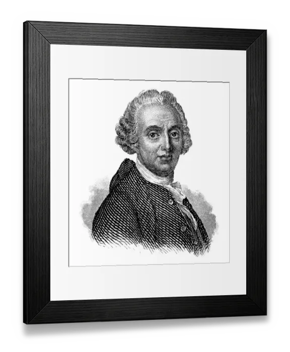 Framed Print : Christian Fuerchtegott Gellert Framed Print : Christian Fuerchtegott Gellert