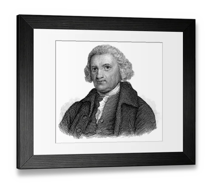 Framed Print : Portrait of John Smeaton, 1724 - 1792 Framed Print : Portrait of John Smeaton, 1724 - 1792