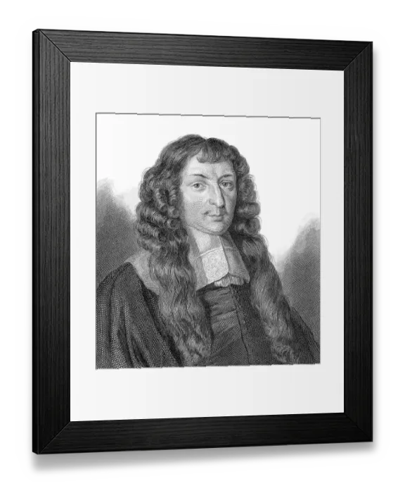 Framed Print : Jean Renaud or Regnault de Segrais Framed Print : Jean Renaud or Regnault de Segrais