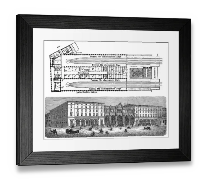 Framed Print : Historical illustration, 19th Century Framed Print : Historical illustration, 19th Century