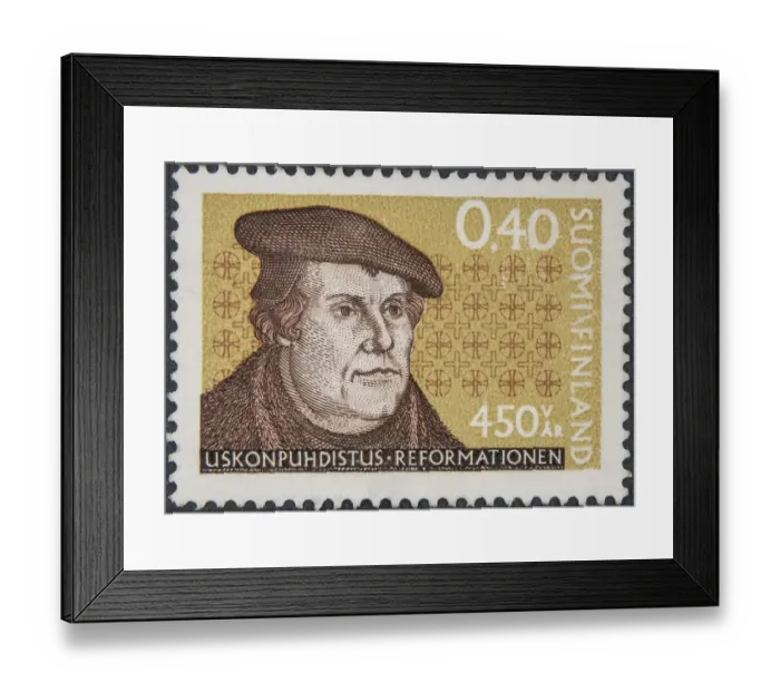 Framed Print : Martin Luther, 1483 1546, professor of theology